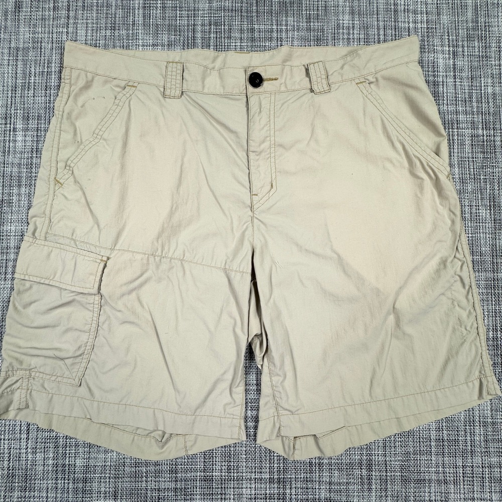 Columbia Battle Ridge II Cargo Shorts Mens 38 Nylon Hiking Outdoor 9 Inseam